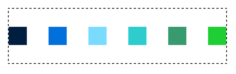 space-between with flexbox